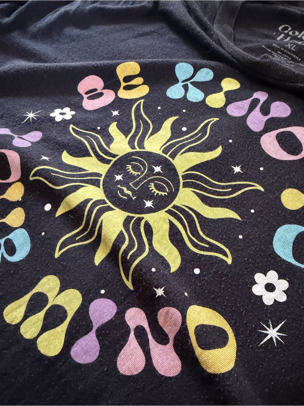 Women’s Black 'Be Kind To Your Mind' Graphic Tee - Picture 4 of 4